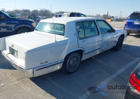 1991 Cadillac Deville из США, поврежденный, VIN 1G6CD53B2M4285765